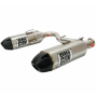 Big Gun 14-19 Polaris SCRAMBLER XP 1000 EXO Stainless Dual Slip On Exhaust