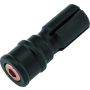 BikeMaster 152132 Adapter for 1in Barend Mirror - Black