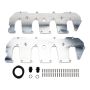 Wehrli WCF100416-RAW 11-16 Chevrolet 6.6L Duramax LML Billet Upper Valve Cover Set - Raw Aluminum