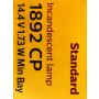 Philips 1892CP Philips Standard Miniature 1892 Pack of 10
