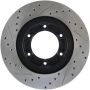 Stoptech 127.44093L Slotted & Drilled Sport Brake Rotor