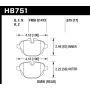 Hawk Performance HB751N.675 HP Plus Disc Brake Pad