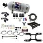 Nitrous Express 66042-10 4150 DUAL STAGE BILLET CROSSBAR, (50-300 & 100-500HP) WITH 10LB BOTTLE.