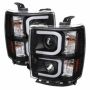 SPYDER 5079473 Projector Headlights - Light Bar DRL - Black