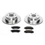 PowerStop K2018 Z23 Daily Driver Carbon-Fiber Ceramic Brake Pad and Drilled & Slotted Rotor Kit