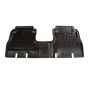 Rear Floor Liners Black 18-   Jeep Wrangler JL