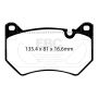 EBC Brakes DP42436R Yellowstuff Street And Track Brake Pads