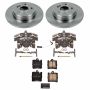 PowerStop KCOE6697 OE Stock Replacement Low-Dust Ceramic Brake Pad, Rotor and Caliper Kit