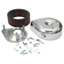 S&S Cycle 17-0400 55-84 BT/57-85 Sportster Models Teardrop Air Cleaner Kit for S&S Super E/G Carb