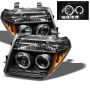 SPYDER 5011527 Projector Headlights - LED Halo - Black