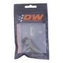 DeatschWerks 8AN ORB Male to 1/2in Male Triple Barb Fitting (Incl O-Ring) - Anodized Matte Black