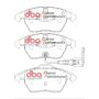 DBA 06-13 Volkswagen GTI XP Performance Front Brake Pads