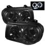 SPYDER 5009159 Projector Headlights - LED Halo - Smoke