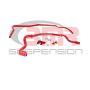 BMR 15-17 S550 Mustang Front & Rear Sway Bar Kit w/ Bushings - Red