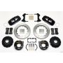 Wilwood 140-10953 AERO4 Rear P-Brake Kit 14.00in 58-64 Olds/Pontiac Ends 2.81in Offset