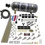 Nitrous Express 80018-12 STD NOZZLE SYSTEM (200-500HP) GAS W /DIST. BLOCK & 4 SOLENOIDS WITH 15LB BOTTLE