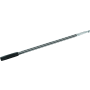 Kuryakyn 862 Billet Antenna Round/Grooved Black & Raw