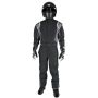 K1 RACEGEAR K1R20-PRY-NG-6XS Suit Precision II 6X- Small Black/Grey
