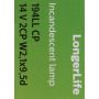 Philips 194LLCP Philips LongerLife Miniature 194LL Pack of 10