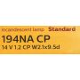 Philips 194NACP Philips Standard Miniature 194NA Pack of 10