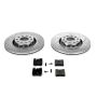 PowerStop K624 Z23 Daily Driver Carbon-Fiber Ceramic Brake Pad and Drilled & Slotted Rotor Kit