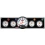 QUICKCAR RACING PRODUCTS QRP61-6751 3-1 Gauge Panel OP/WT/OP /FP w/5in Tach Black