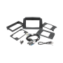 Rockford Fosgate UTV RZR14-DK Rockford Fosgate Upper/Lower Dash Kit for Most PMX Source Units