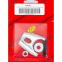 RACING POWER CO-PACKAGED RPCR4629 Ford FE Comp Style Distributor Clamp Chrome