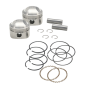 S&S Cycle 106-5779 36-84 BT 3-7/16in x Up To 4-3/4in Stroke Piston Set - .060in