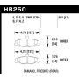 Hawk Performance HB250Z.653 Performance Ceramic Disc Brake Pad
