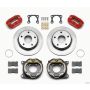 Wilwood 140-13733-R Dynapro Lug Mount P/S Park Brake Kit Red Big Ford 2.00in Off Bronco 5 x 5.50