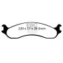 EBC Brakes DP61266 6000 Series Greenstuff Truck/SUV Brakes Disc Pads