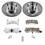 PowerStop K1485-26 Z26 Street Performance Ceramic Brake Pad and Drilled & Slotted Rotor Kit