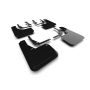 Rally Armor MF103-UR-BLK-MBK Black Mud Flap/Metallic Black Logo