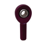 QA1 AML8-10PU A Series Endura Rod End - Male/Left Hand - .5in Bore x 5/8-18 - Purple Aluminum