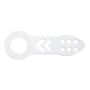 NRG Universal Front Tow Hook - White Powder Coat
