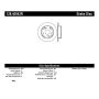 Stoptech 128.40042R 97-01 Integra Type R/02-06 RSX/RSX Type S / 98-02 Honda Accord Drilled Right Rear Rotor