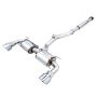 AWE Tuning 3015-32486 AWE Subaru BRZ/ Toyota GR86/ Toyota 86 Touring Edition Cat-Back Exhaust- Chrome Silver Tips