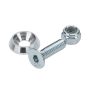 ALLSTAR PERFORMANCE ALL18628-50 Countersunk Bolts 1/4in w/ 3/4in Washer 50pk
