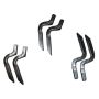 Lund 05-17 Toyota Tacoma Double Cab EZ Running Board Mounting Bracket Kit - Brite