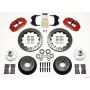 Wilwood 140-9919-DR Narrow Superlite 6R Front Hub Kit 12.88in Drill Red WWE ProSpindle