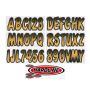 Hardline BRBKG200 Boat Lettering Registration Kit 3 in. - 200 Beige/Black