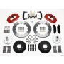 Wilwood 140-10220-R Narrow Superlite 6R Front Hub Kit 12.88in Red 1970-1973 Mustang Disc Spindle