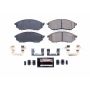 PowerStop Z23-888 PowerStop - Z23 Daily Driver Carbon-Fiber Ceramic Brake Pads with Hardware Kit