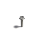Ticon 126-00413-0520 Industries Titanium Bolt Flanged M6x20x1TP 10mm 6pt Head Drilled