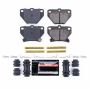 PowerStop Z23-823 PowerStop - Z23 Daily Driver Carbon-Fiber Ceramic Brake Pads with Hardware Kit