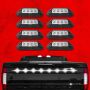XKGLOW XK052001-8W XK Glow Strobe Pod Lights w/ Traffic Modes Ultra Bright LEDs Multiple Modes + Solid On - White 8pc