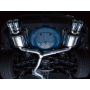 AWE Tuning 3015-42979 2022+ VB Subaru WRX Touring Edition Exhaust - Chrome Silver Tips