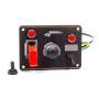 LONGACRE LON52-44866 Ignition Panel Black w/ 1 Acc. and Pilot Light