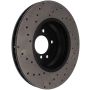 Stoptech 128.34093L 07-10 BMW 335i Cross Drilled Left Front Rotor